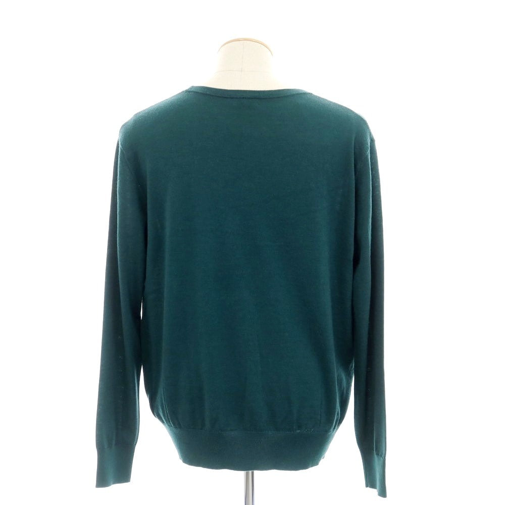 【中古】ドリスヴァンノッテン DRIES VAN NOTEN ハイゲージ ウール クルーネック プルオーバーニット グリーン【サイズM】【GRN】【A/W】【状態ランクB】【メンズ】【758990】 [DPD]