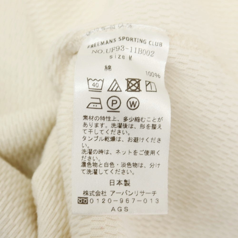 【中古】フリーマンズスポーティングクラブ FREEMANS SPORTING CLUB サーマル コットン クルーネック 長袖Ｔシャツ オフホワイト【サイズM】【WHT】【S/S/A/W】【状態ランクC】【メンズ】【758989】