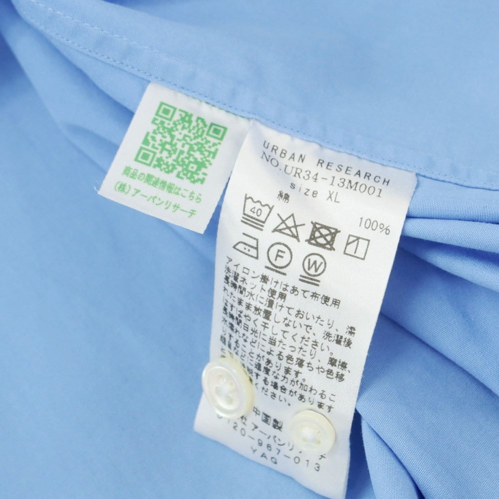 [Used] URBAN RESEARCH THOMAS MASON Cotton Regular Collar Casual Shirt Blue [XL] [Condition Rank C] [Men&