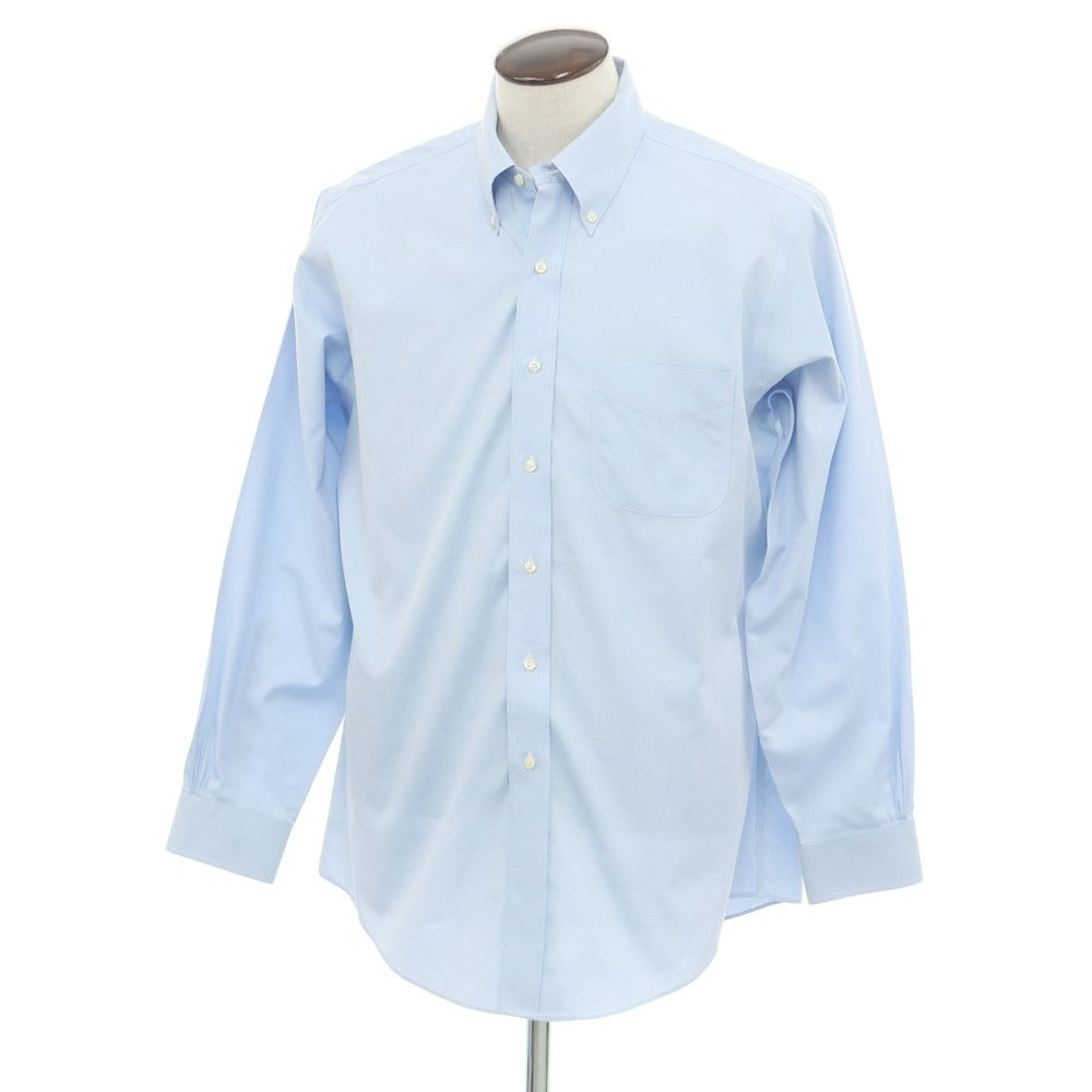 [Used] Brooks Brothers Cotton Button-down Casual Shirt, Light Blue [16 1/2] [Condition Rank C] [Men&