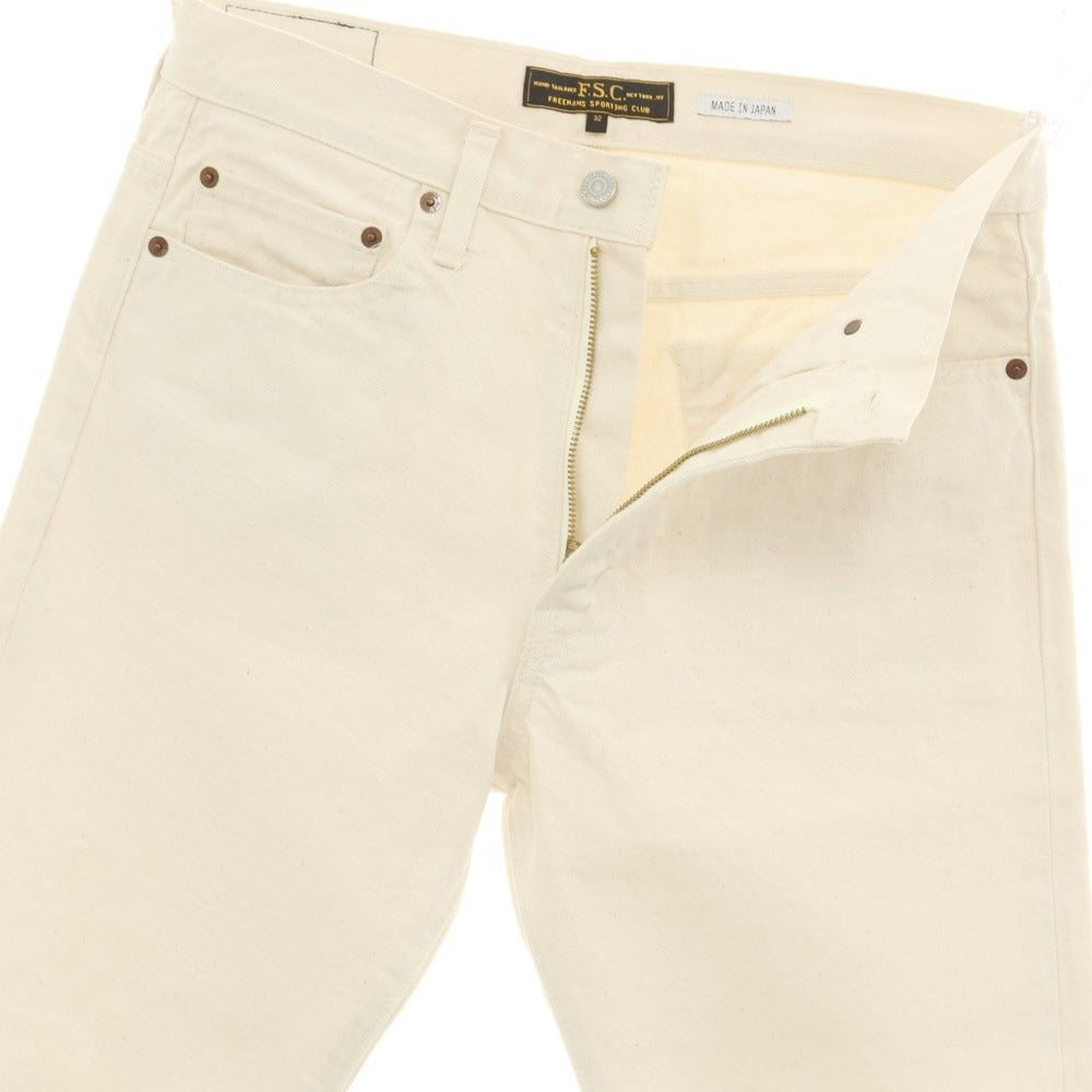 [Used] FREEMANS SPORTING CLUB Cotton Jeans Denim Pants Natural [Size 32] [BEI] [S/S/A/W] [Condition Rank B] ​​[Men&