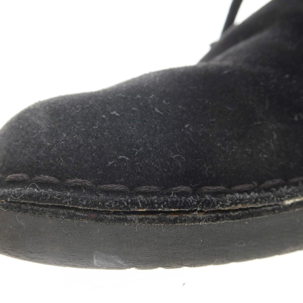 【中古】クラークス Clarks GORE-TEX スエード デザートブーツ ブラック【 UK8 】【 状態ランクD 】【 メンズ 】