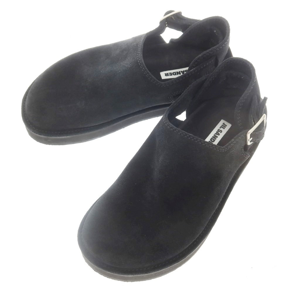 [Used] JIL SANDER Suede Sandals Black [41] [Condition Rank B] [Men&