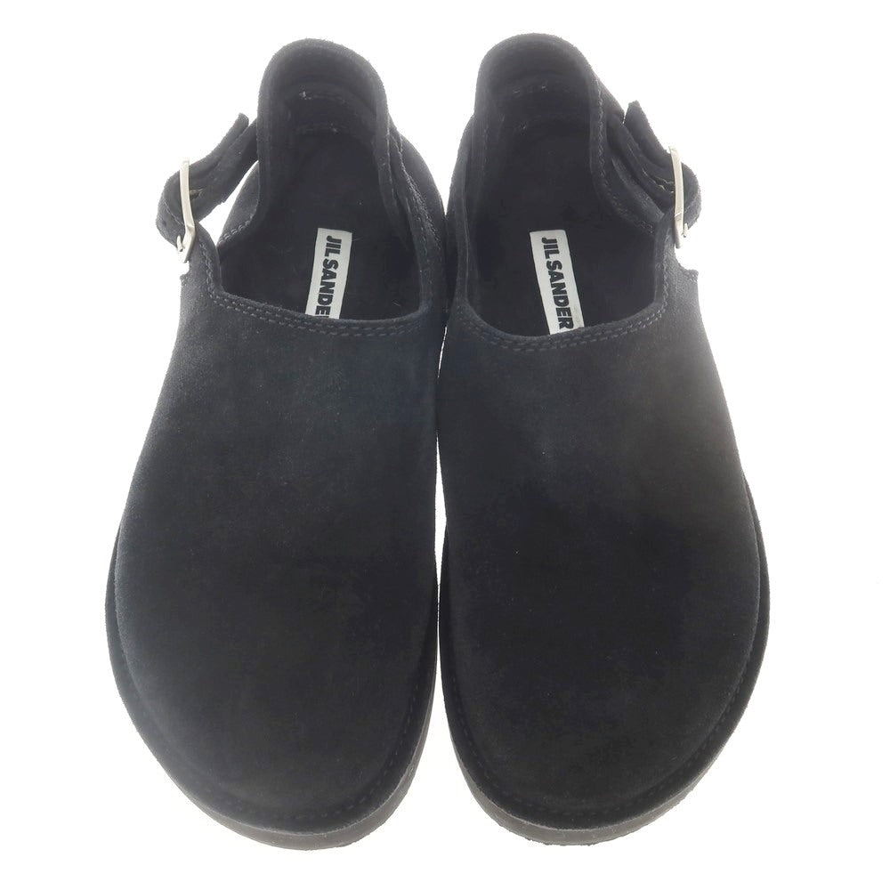 【中古】ジルサンダー JIL SANDER スエード サンダル ブラック【 26位 】【 状態ランクB 】【 メンズ 】