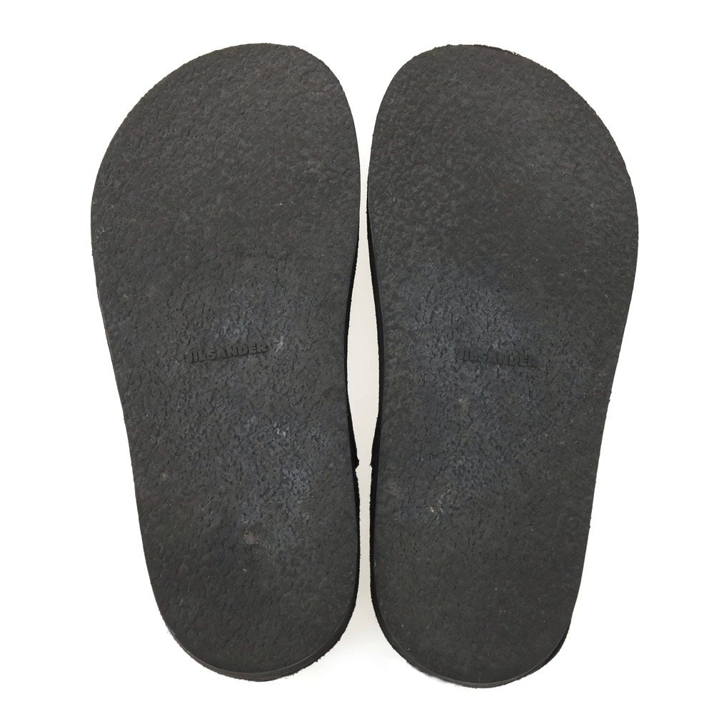 [Used] JIL SANDER Suede Sandals Black [41] [Condition Rank B] [Men&