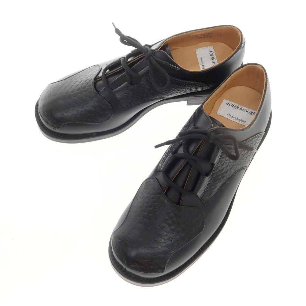 【中古】【未使用】ジョン ムーア John Moore WNW別注 GHILLIE SHOE レザー ギリーシューズ ブラック【 7 1/2 】【 状態ランクS 】【 メンズ 】