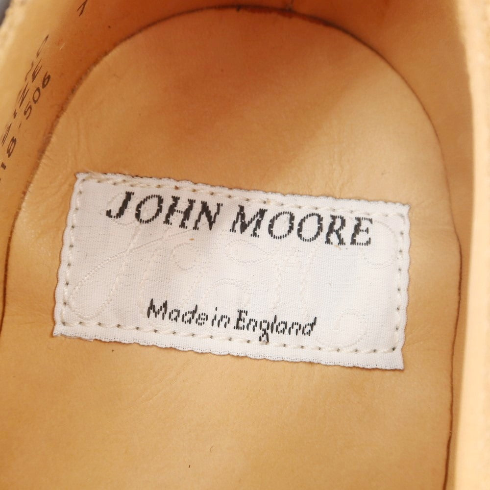 【中古】【未使用】ジョン ムーア John Moore WNW別注 GHILLIE SHOE レザー ギリーシューズ ブラック【 7 1/2 】【 状態ランクS 】【 メンズ 】