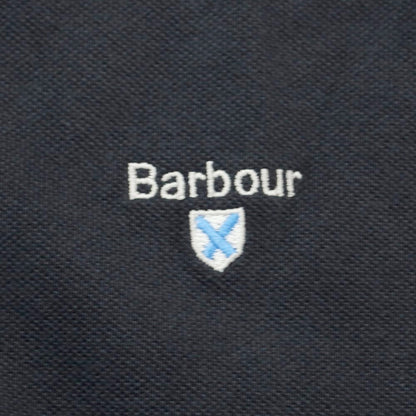 [Used] Barbour 2024 Spring/Summer Pique Cotton Short Sleeve Polo Shirt Cool Dark Gray [L] [Condition Rank B] ​​[Men&