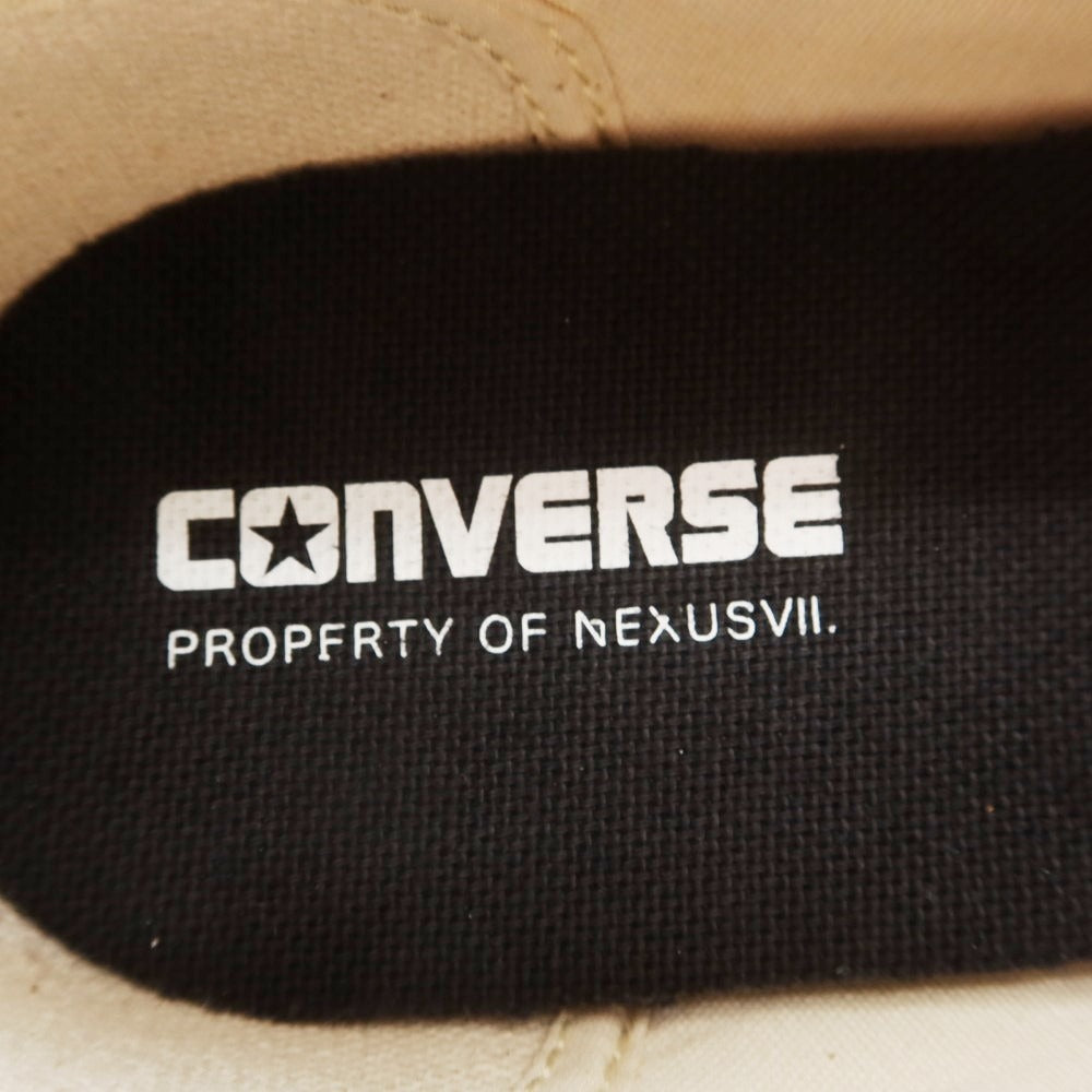 【中古】ネクサスセブン NEXUSVII × CONVERSE・URBAN RESEARCH 2024年春夏 キャンバス スニーカー ブラック【 27.5cm 】【 状態ランクA 】【 メンズ 】