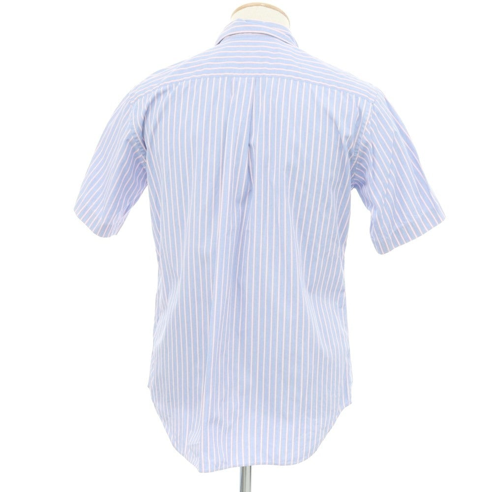 [Used] COMME des GARCONS HOMME DEUX Cotton Striped Short Sleeve Shirt Blue [S] [Condition Rank B] ​​[Men&