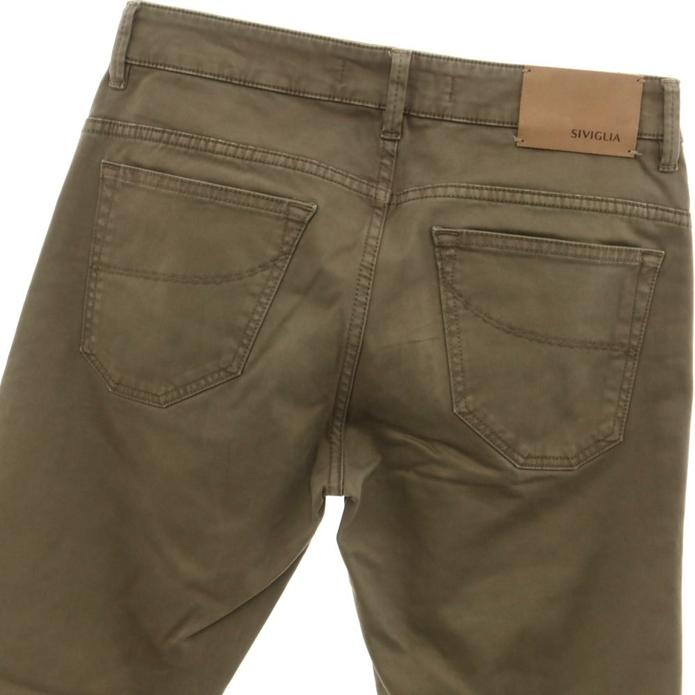 [Used] SIVIGLIA Stretch Cotton 5 Pocket Pants Ash Brown [Size 30] [BRW] [S/S/A/W] [Condition Rank C] [Men&