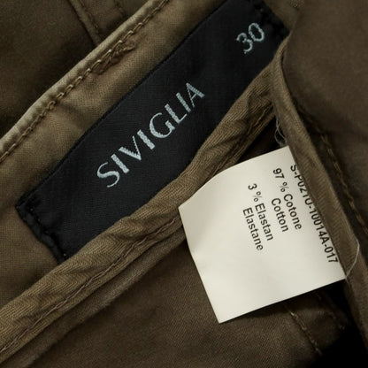 【中古】シビリア SIVIGLIA ストレッチコットン 5ポケットパンツ アッシュブラウン【サイズ30】【BRW】【S/S/A/W】【状態ランクC】【メンズ】【759189】