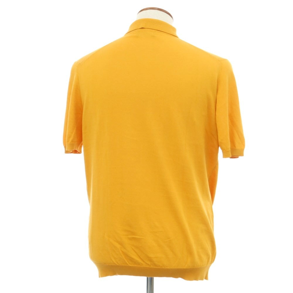 [Used] Roberto Collina ROBERTO COLLINA High gauge cotton short sleeve polo knit orange [48] [Condition rank A] [Men&