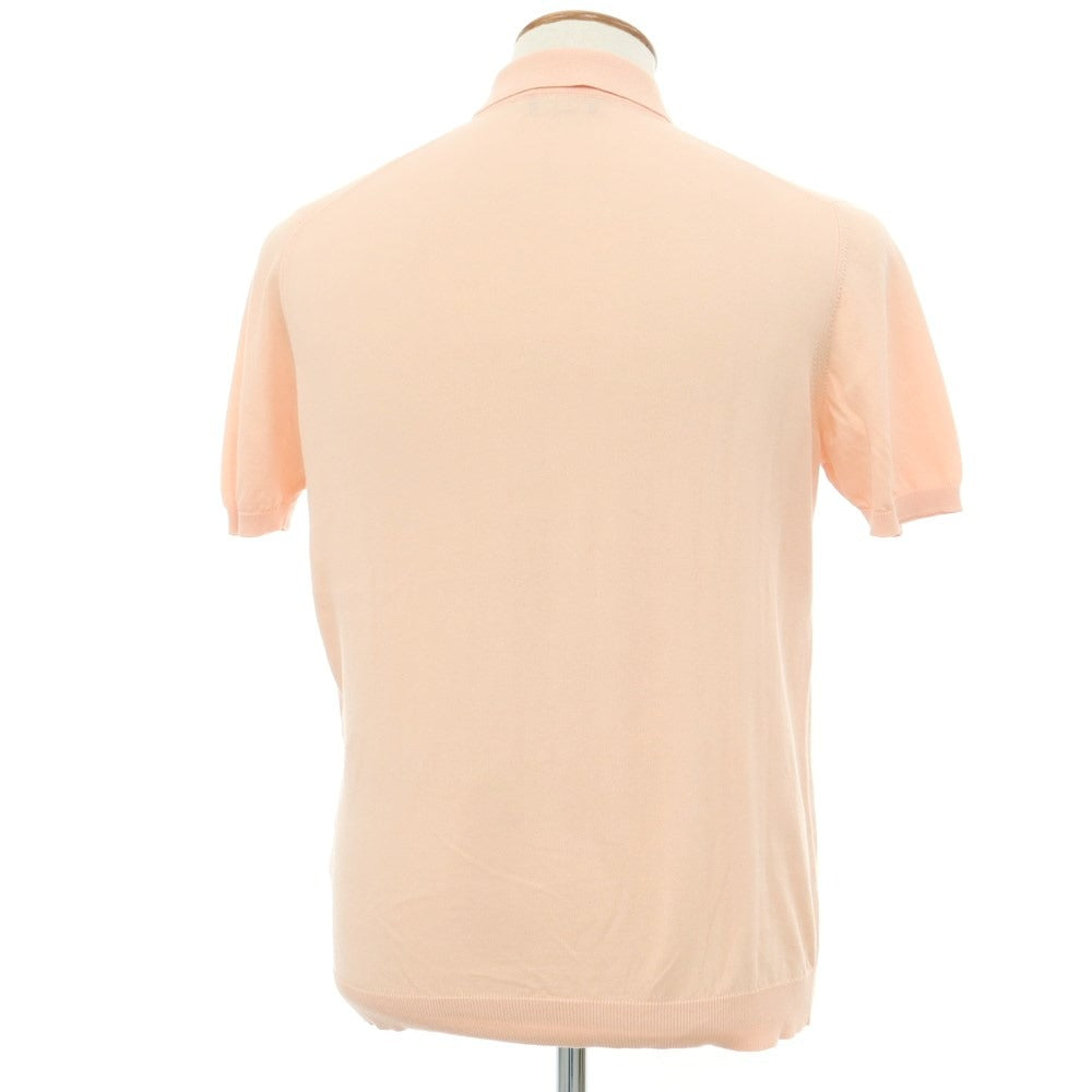 [Used] Roberto Collina ROBERTO COLLINA High gauge cotton short sleeve polo knit light pink [48] [Condition rank A] [Men&