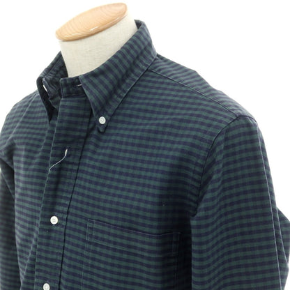 [Used] BLACK FLEECE BY Brooks Brothers Cotton Button-down Casual Shirt Green x Navy [BB1] [Condition Rank C] [Men&