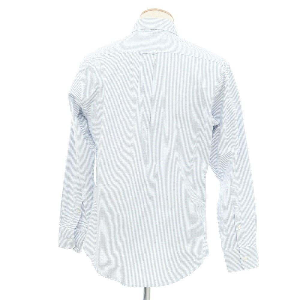 [Used] Brooks Brothers Cotton Button-down Casual Shirt White x Light Blue [S] [Condition Rank C] [Men&