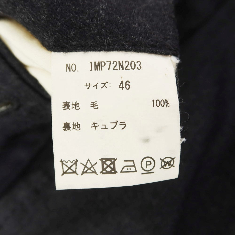 【中古】イセタンメンズ ISETAN MENS ウール ドレススラックスパンツ チャコールグレー【サイズ46】【GRY】【A/W】【状態ランクC】【メンズ】