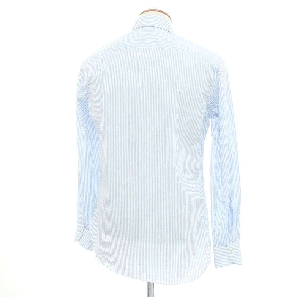 [Used] Mario Muscariello Cotton Nylon Semi-Wide Collar Dress Shirt White x Light Blue [40] [Condition Rank B] ​​[Men&