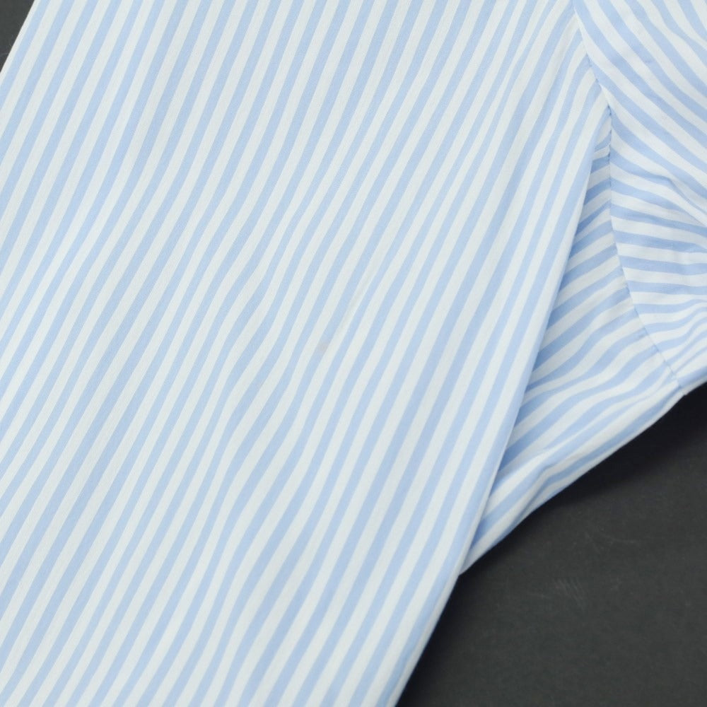 [Used] Mario Muscariello Cotton Nylon Semi-Wide Collar Dress Shirt White x Light Blue [40] [Condition Rank B] ​​[Men&