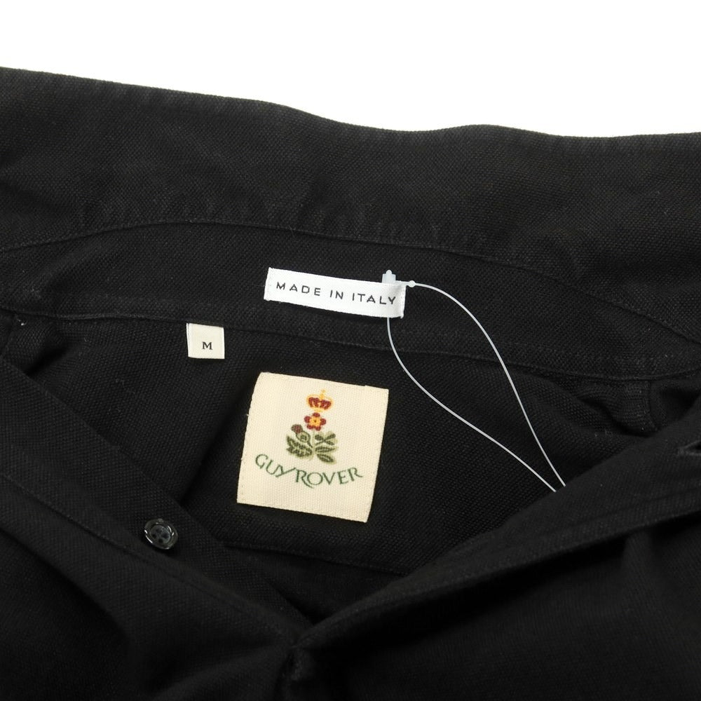 [Used] GUY ROVER Cotton Pique Short Sleeve Polo Shirt Black [Size M] [BLK] [S/S] [Condition Rank C] [Men&