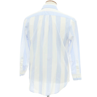 [Used] Vicomte A Cotton Semi-Wide Collar Casual Shirt White x Light Blue [M] [Condition Rank B] ​​[Men&