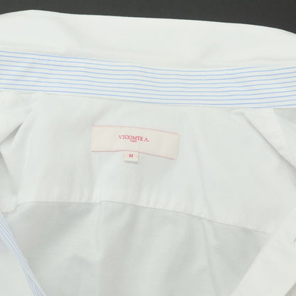 [Used] Vicomte A Cotton Button-down Casual Shirt White [M] [Condition Rank B] ​​[Men&