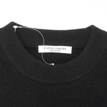 【中古】ユナイテッドアローズ UNITED ARROWS ハイゲージ カシミヤ クルーネック プルオーバーニット ブラック【サイズM】【BLK】【A/W】【状態ランクB】【メンズ】【758989】