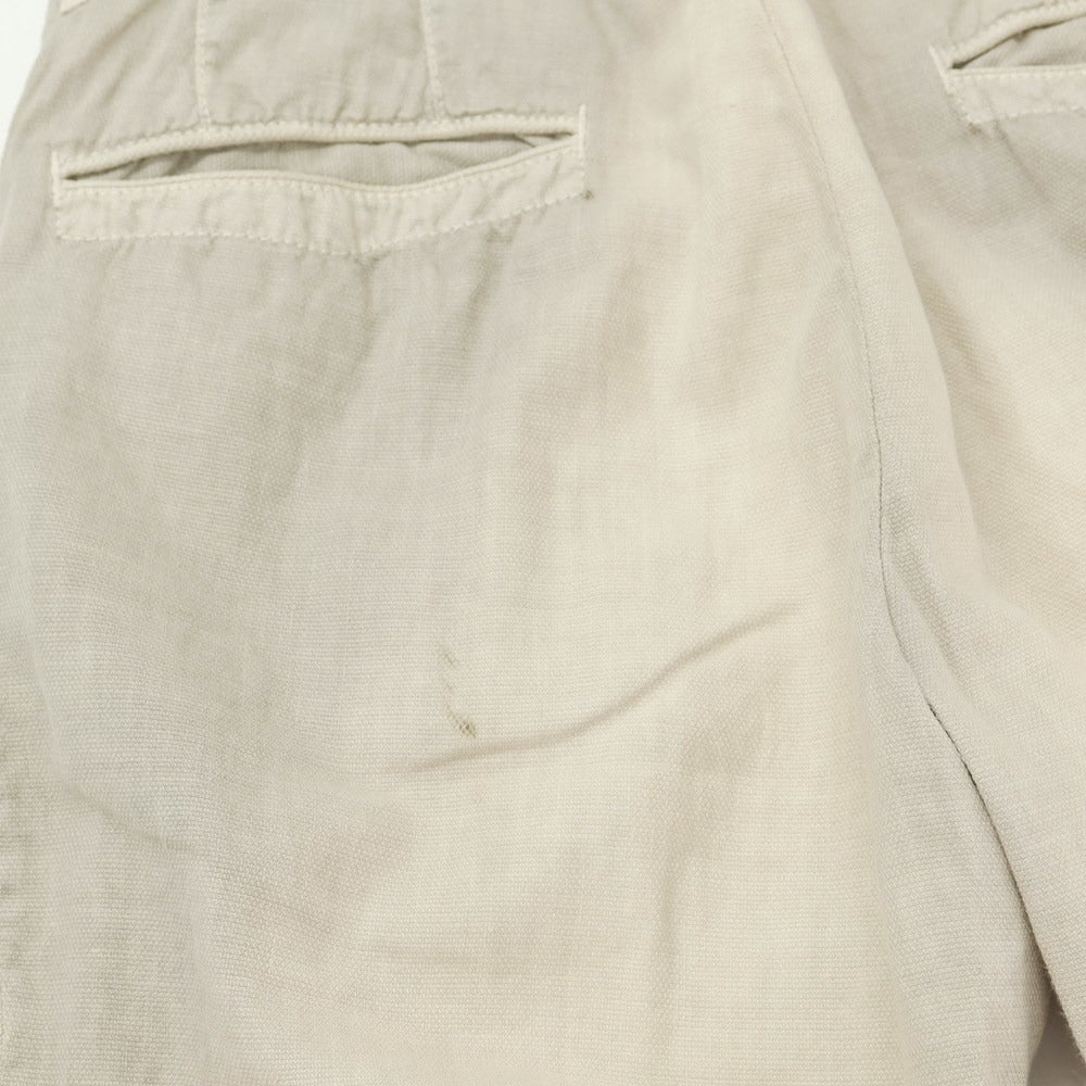 [Used] INCOTEX Linen Cotton Casual Slacks Pants, Beige [Size 31] [BEI] [S/S] [Condition Rank D] [Men&