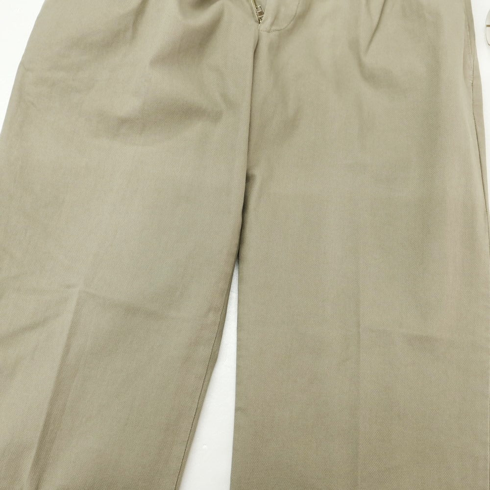 [Used] GERMANO BEAMS F special order cotton casual slacks pants in beige [Size 46] [GRY] [S/S] [Condition Rank C] [Men&