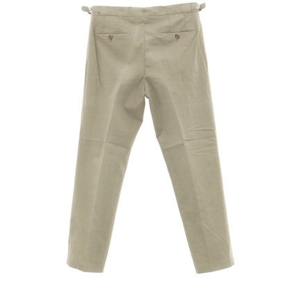 [Used] GERMANO BEAMS F special order cotton casual slacks pants in beige [Size 46] [GRY] [S/S] [Condition Rank C] [Men&