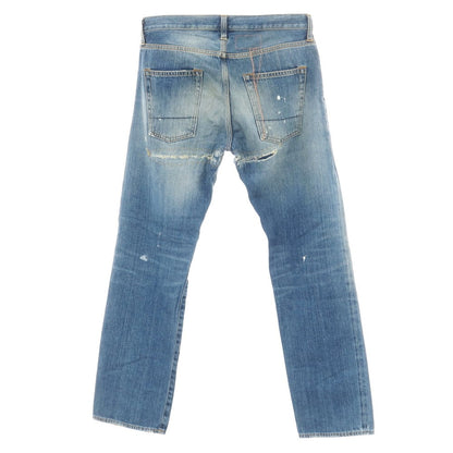 [Used] FORTELA Cotton Jeans Paint &amp;amp; Repair Denim Pants Blue [Size 30] [BLU] [S/S/A/W] [Condition Rank A] [Men&