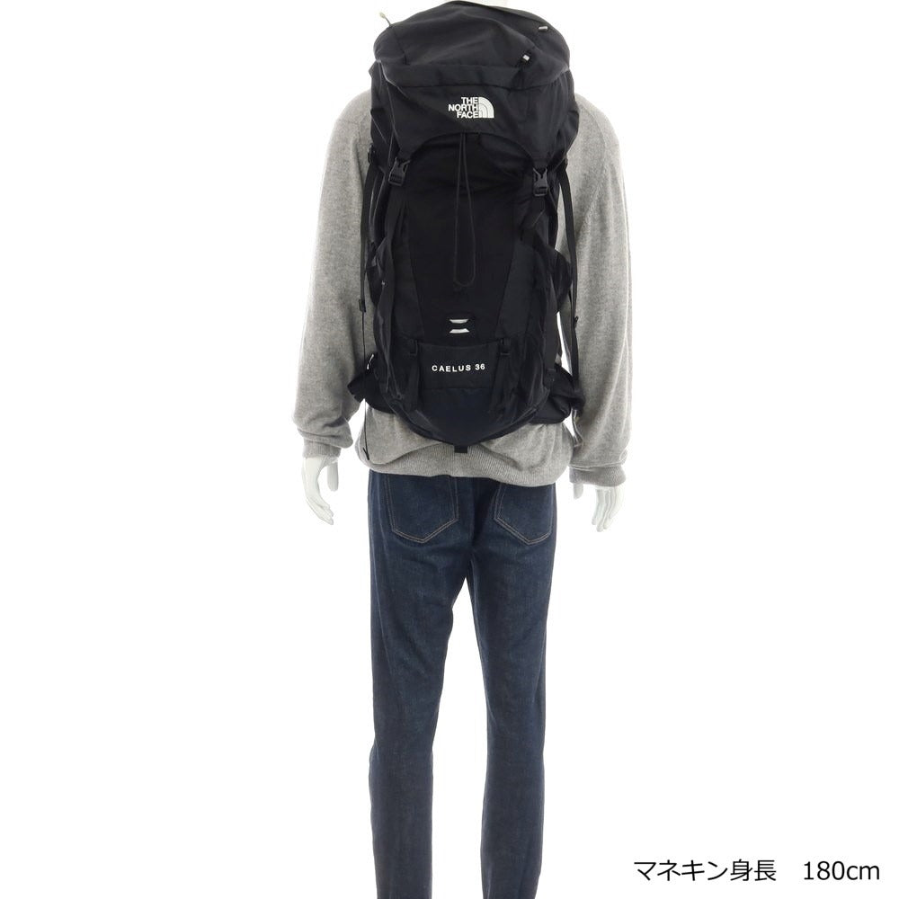 【中古】ザノースフェイス THE NORTH FACE CAELUS36 ナイロン バックパック・リュック ブラック【 Ｍ 】【 状態ランクD 】【 メンズ 】