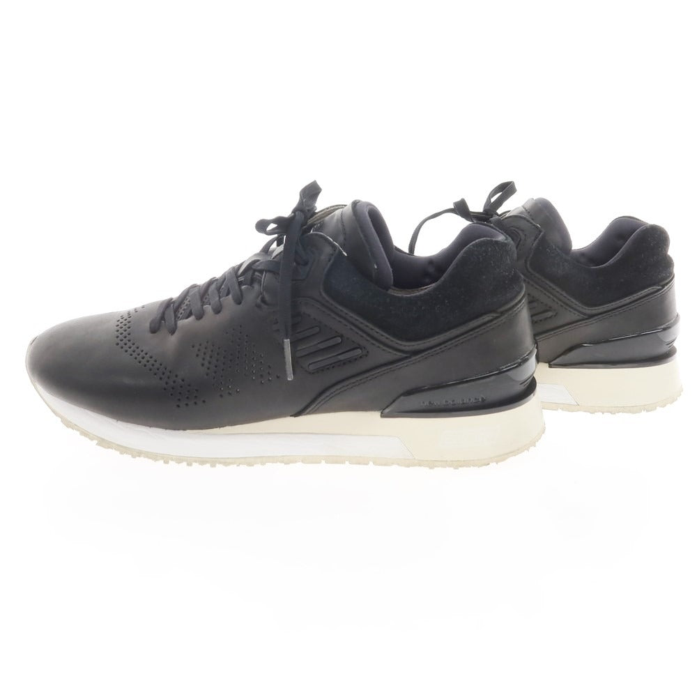 【中古】ニューバランス NEW BALANCE ML2017MK レザー スニーカー ブラック【 27cm 】【 状態ランクA 】【 メンズ 】