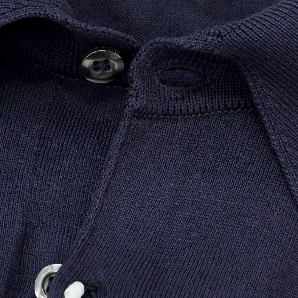 [Used] John Smedley JOHN SMEDLEY Cotton High Gauge Long Sleeve Polo Knit Navy [Size S] [NVY] [S/S] [Condition Rank B] ​​[Men&