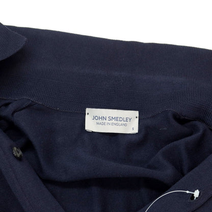 [Used] John Smedley JOHN SMEDLEY Cotton High Gauge Long Sleeve Polo Knit Navy [Size S] [NVY] [S/S] [Condition Rank B] ​​[Men&