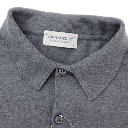 [Used] John Smedley JOHN SMEDLEY Cotton High Gauge Short Sleeve Polo Knit Gray [Size M] [GRY] [S/S] [Condition Rank B] ​​[Men&