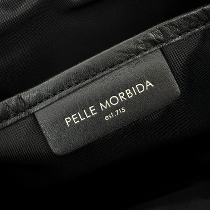 【中古】ペッレモルビダ PELLE MORBIDA ナイロン ポーチ ブラック【 状態ランクA 】【 メンズ 】