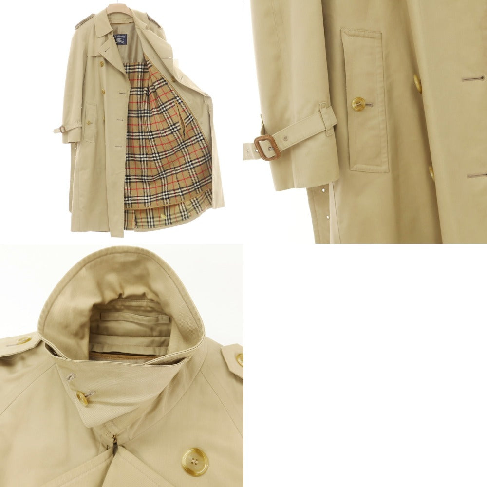 【中古】バーバリー BURBERRY コットンポリエステル ライナー付き トレンチコート ベージュ【 32 】【 状態ランクC 】【 メンズ 】