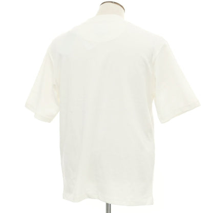 [New Outlet] PT TORINO Cotton Crew Neck Short Sleeve T-Shirt White [Size 48] [WHT] [S/S] [Condition Rank N-] [Men&