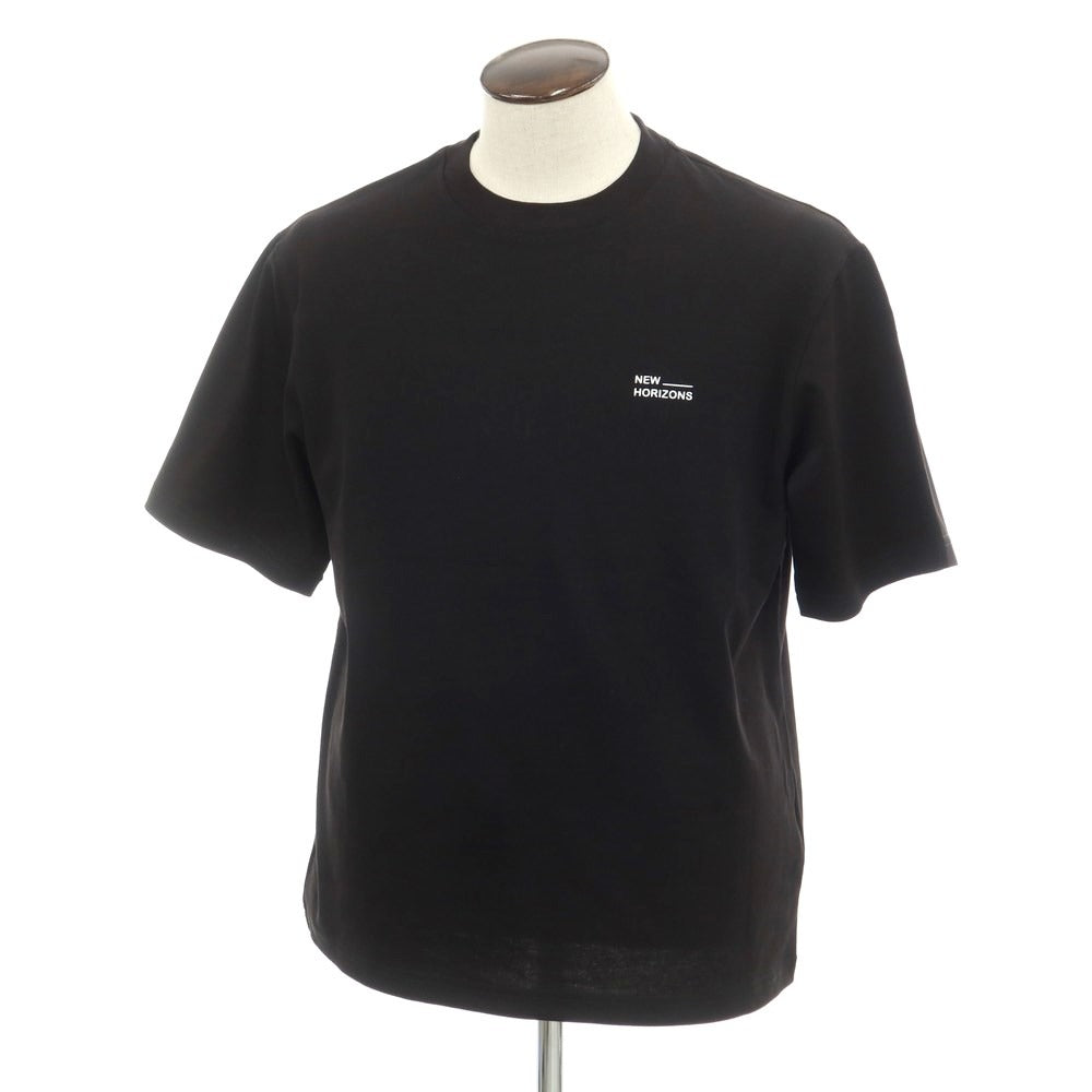 [New] PT TORINO Cotton Crew Neck Short Sleeve T-Shirt Black [Size 48] [BLK] [S/S] [Condition Rank N] [Men&