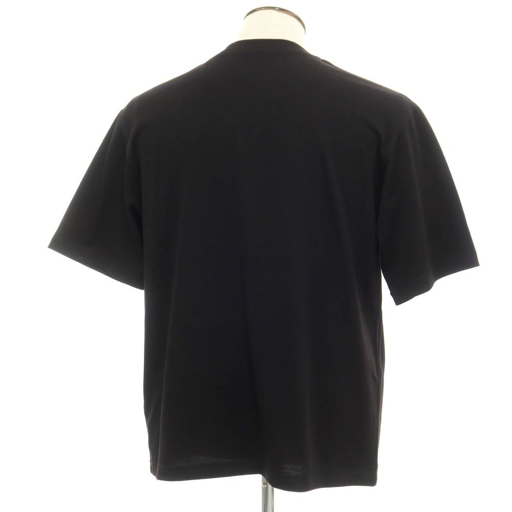 [New] PT TORINO Cotton Crew Neck Short Sleeve T-Shirt Black [Size 48] [BLK] [S/S] [Condition Rank N] [Men&