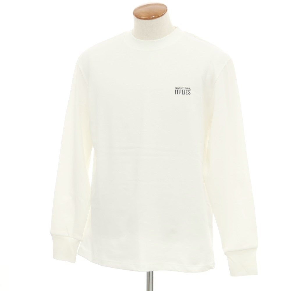 [New Outlet] PT TORINO Cotton Crew Neck Long Sleeve T-Shirt White [Size 46] [WHT] [S/S/A/W] [Condition Rank N-] [Men&