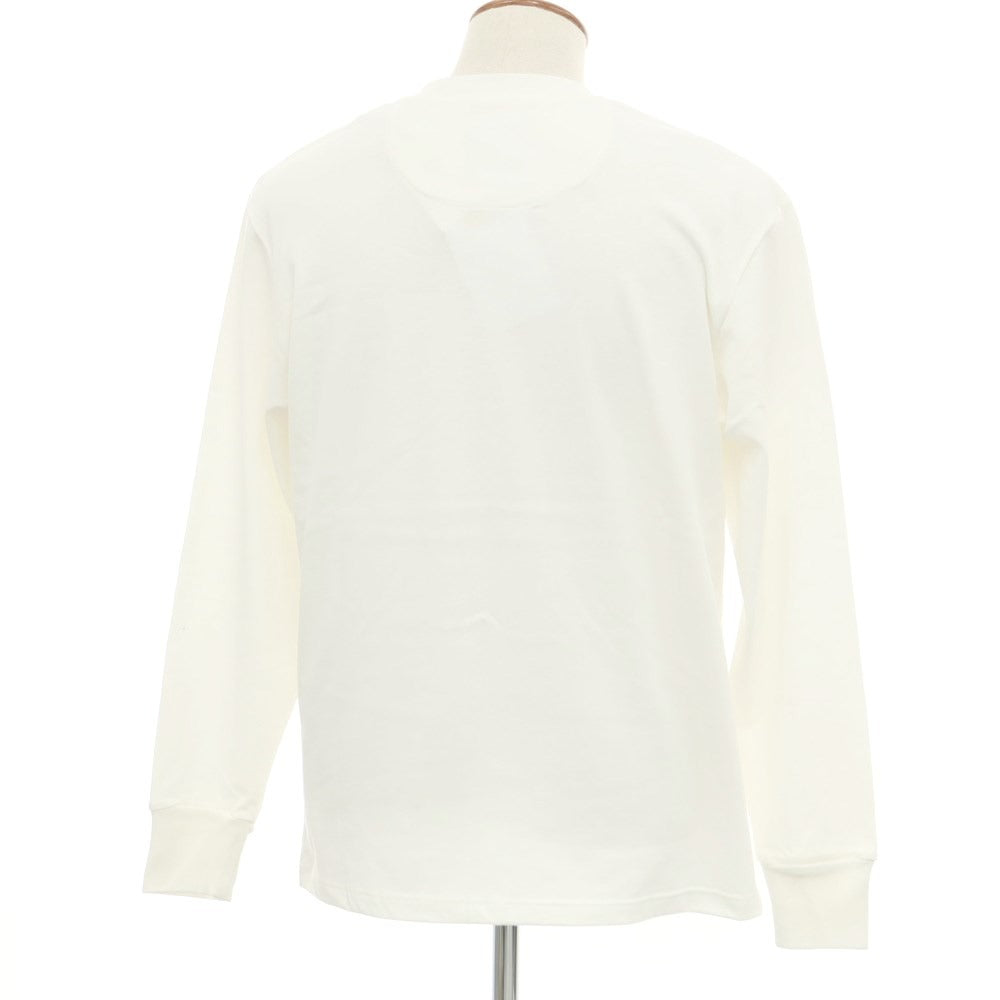 [New Outlet] PT TORINO Cotton Crew Neck Long Sleeve T-Shirt White [Size 46] [WHT] [S/S/A/W] [Condition Rank N-] [Men&