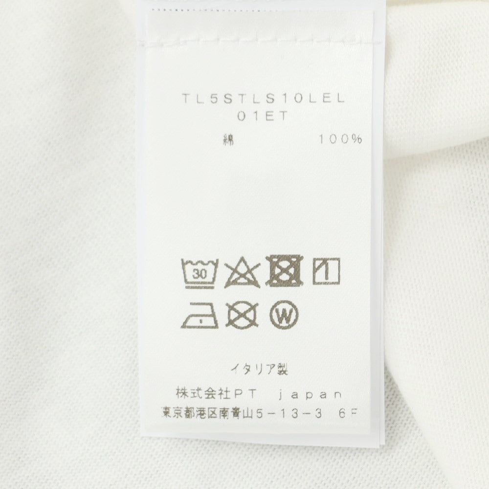 【中古】ピーティートリノ PT TORINO コットン クルーネック 長袖Ｔシャツ ホワイト【サイズ46】【WHT】【S/S/A/W】【状態ランクB】【メンズ】【759191】
[DPD]