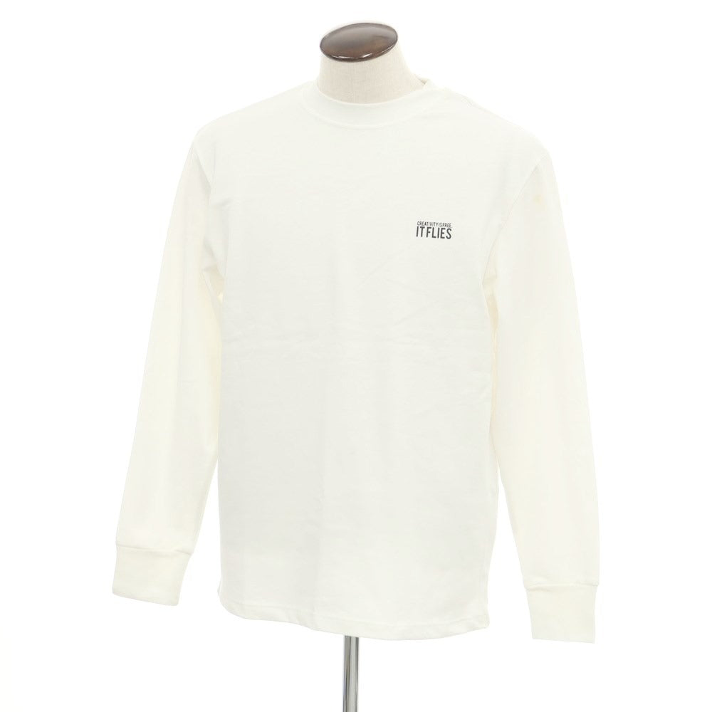 [New Outlet] PT TORINO Cotton Crew Neck Long Sleeve T-Shirt White [Size 48] [WHT] [S/S/A/W] [Condition Rank N-] [Men&