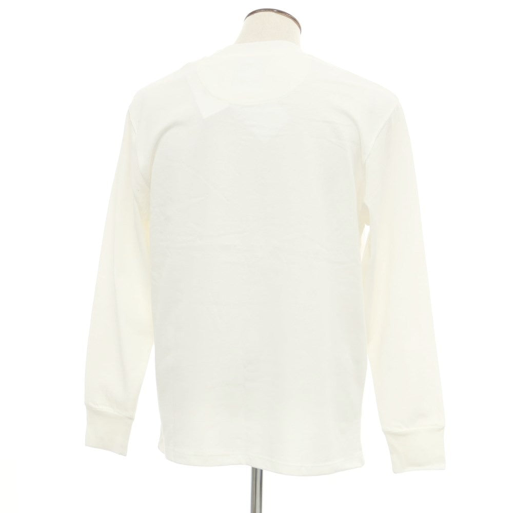 [New Outlet] PT TORINO Cotton Crew Neck Long Sleeve T-Shirt White [Size 48] [WHT] [S/S/A/W] [Condition Rank N-] [Men&