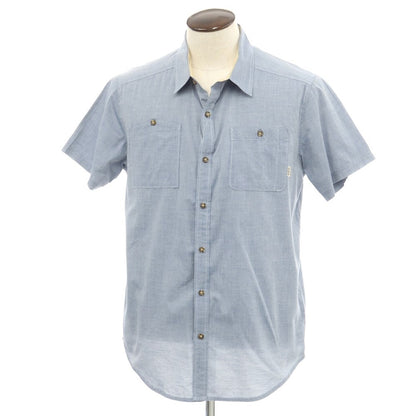 [Used] Burton Cotton Regular Collar Short Sleeve Shirt Navy [L] [Condition Rank B] ​​[Men&