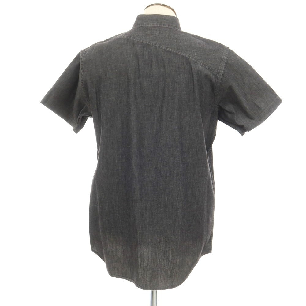 [Used] Volcom Cotton Button-down Short Sleeve Shirt Dark Gray [XL] [Condition Rank C] [Men&