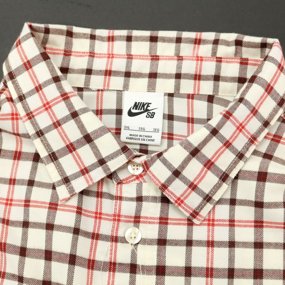 【中古】ナイキ NIKE ポリエステルレーヨン チェック カジュアルシャツ オフホワイトxレッド【 3XL 】【 状態ランクB 】【 メンズ 】
[APD]