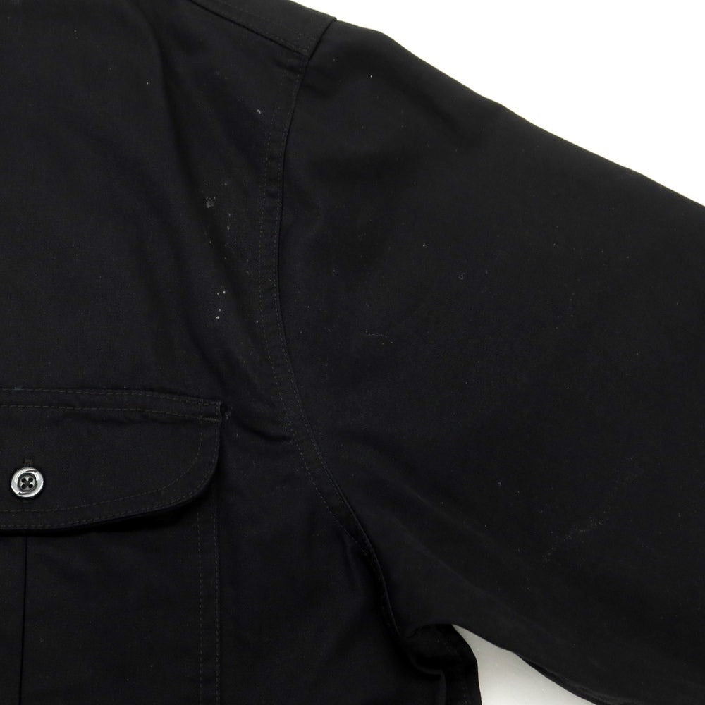 [Used] Nike Cotton Work Shirt Casual Shirt Black [3XL] [Condition Rank B] ​​[Men&